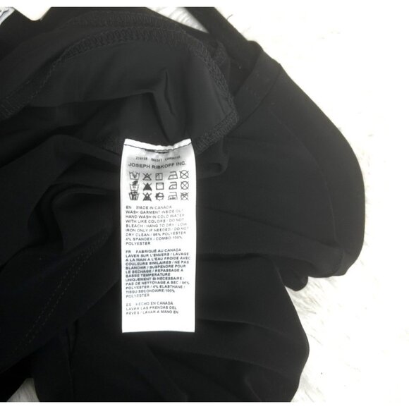 NEW JOSEPH RIBKOFF Black Motif Dolman Sleeve Shift Dress Women's Size 10 Stretch - Picture 10 of 12